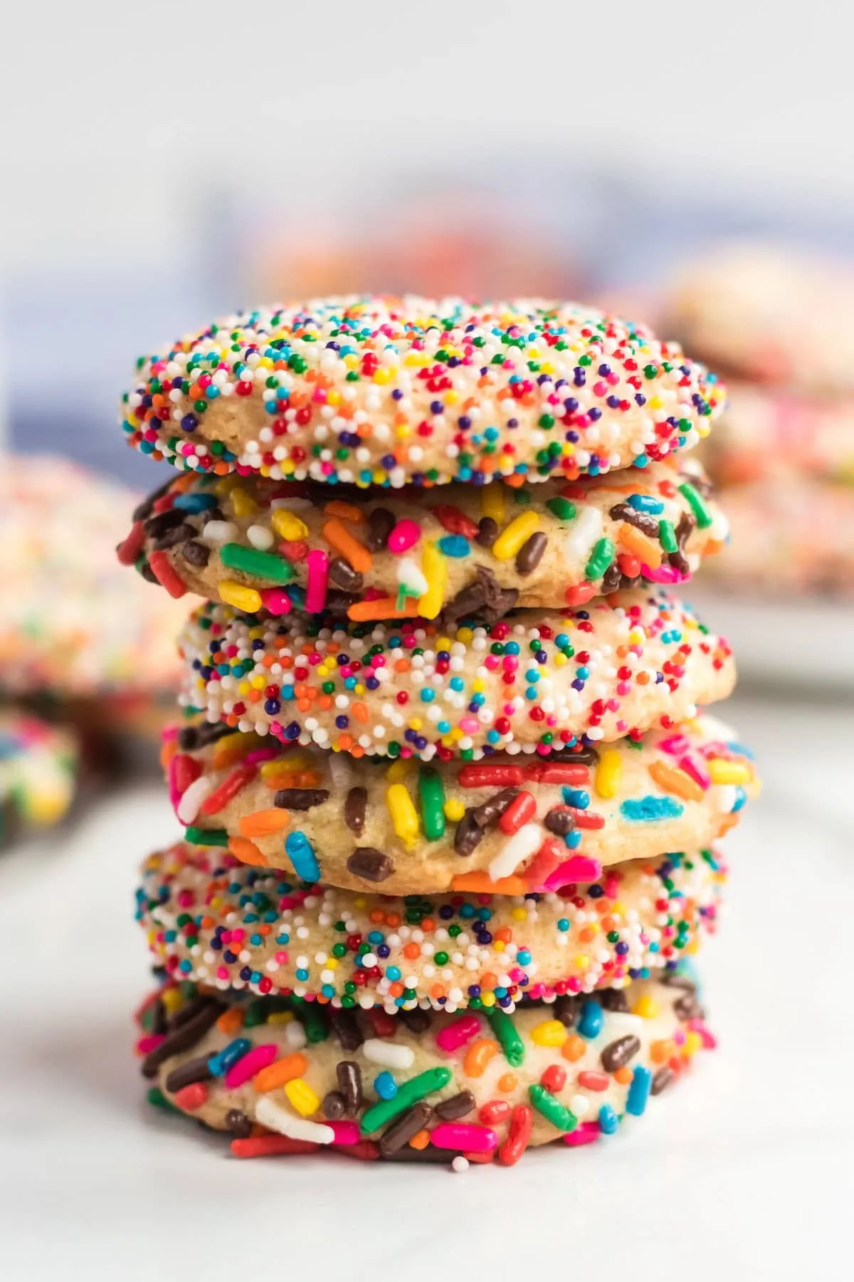 rainbow sprinkle cookies